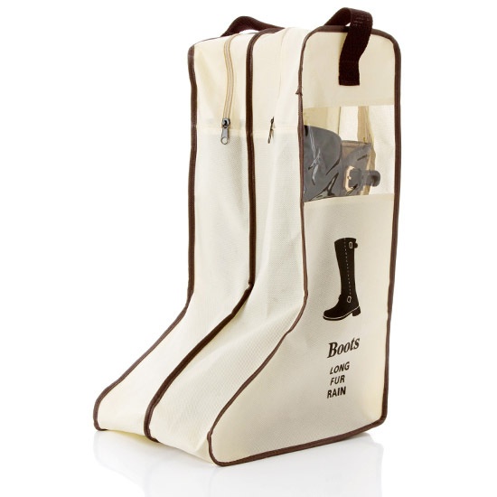 Travel boots bag with zipper closure for high heels katdy-Travel boots bag with zipper closure for high heels
