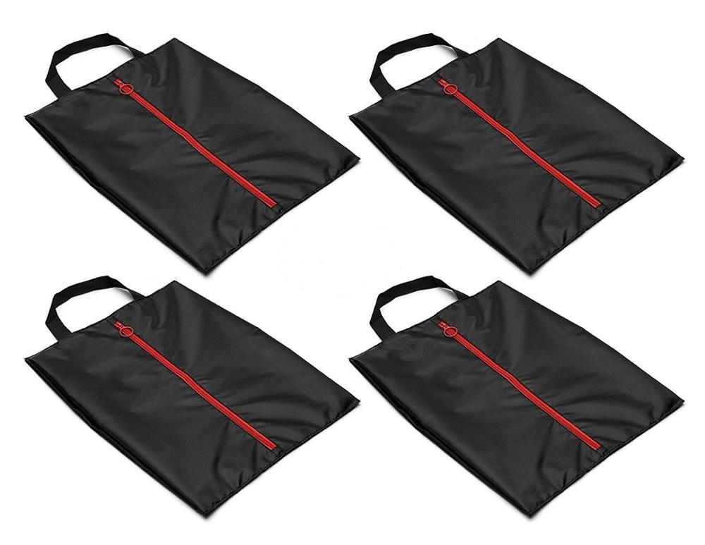 Mini black zipper men waterproof shoe travel bags Mini black zipper men waterproof shoe travel bags