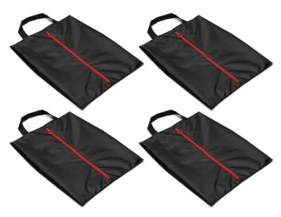 Mini black zipper men waterproof shoe travel bags Mini black zipper men waterproof shoe travel bags