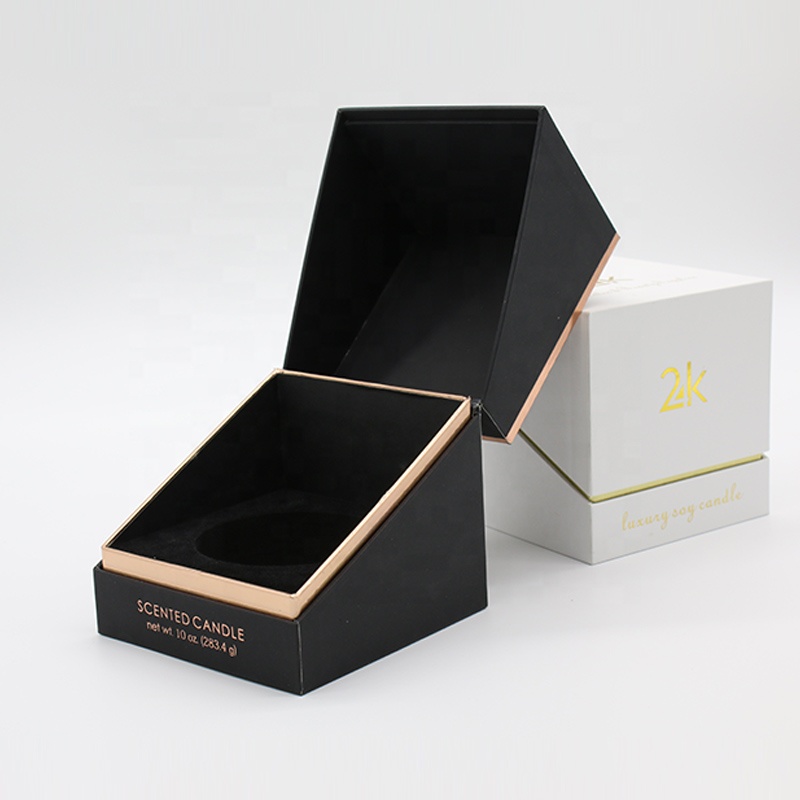 New design cardboard paper candle packaging boxes New design cardboard paper candle packaging boxes