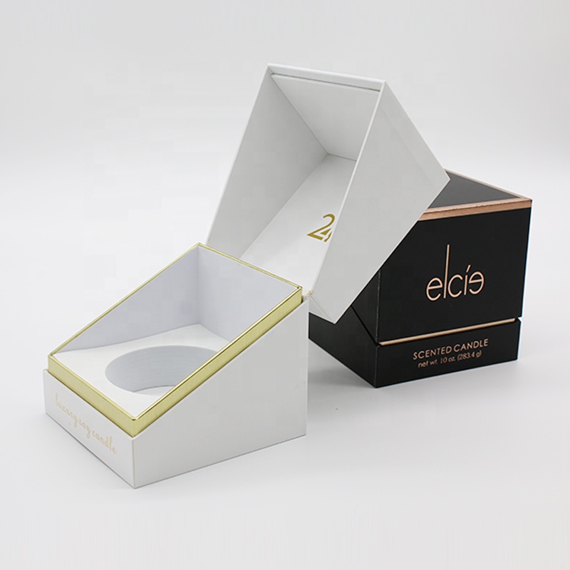 New design cardboard paper candle packaging boxes New design cardboard paper candle packaging boxes