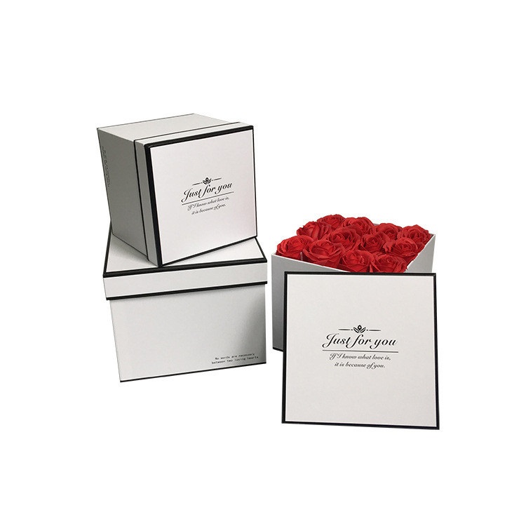 Popular best selling sets square gift flower box Popular best selling sets square gift flower box