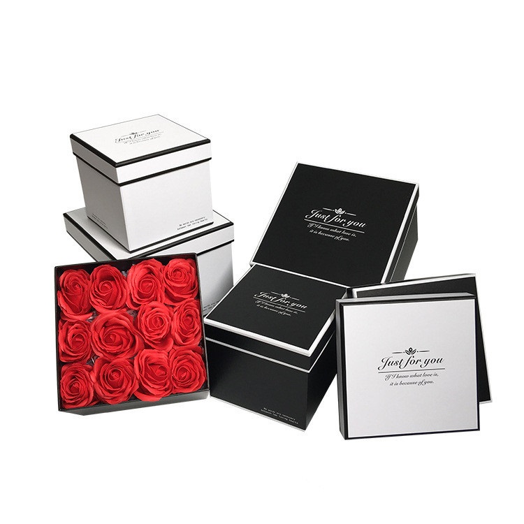 Popular best selling sets square gift flower box Popular best selling sets square gift flower box