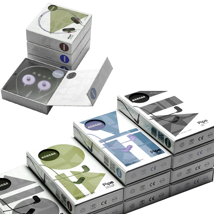 Paper gift electronics products earphone packaging box Paper gift electronics products earphone packaging box