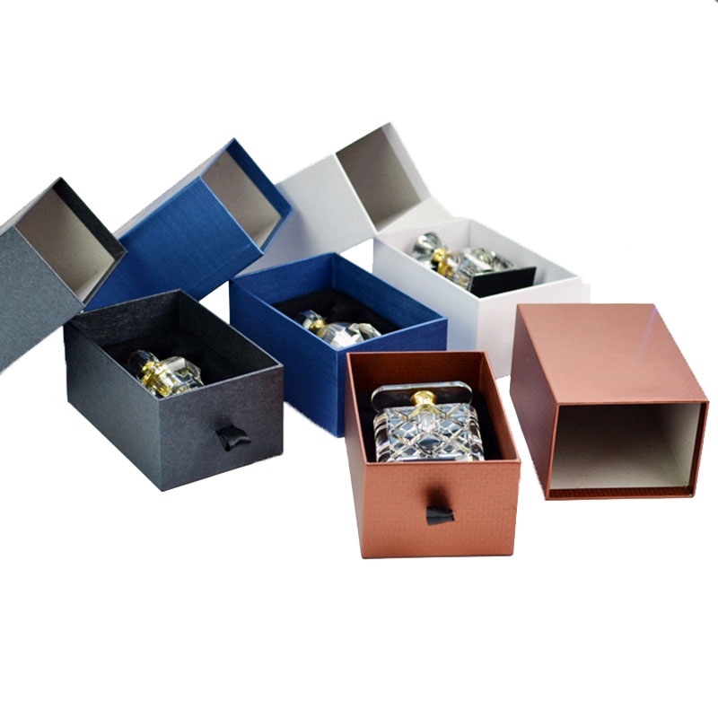 Paper perfume gift drawer box with foam insert Paper perfume gift drawer box with foam insert