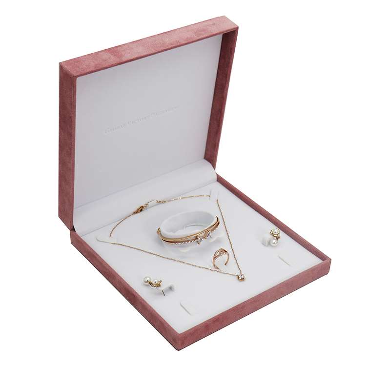 Pink velvet jewellery box packaging plastic suede jewelry pink velvet jewellery box packaging plastic suede jewelry boxes -katady.com