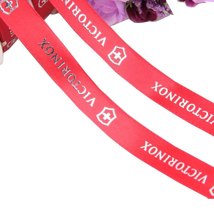 Printed gift decoration packaging satin ribbons Printed gift decoration packaging satin ribbons