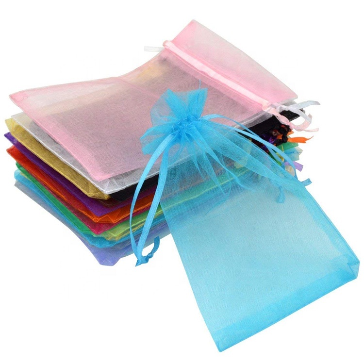 Printed silk drawstring organza pouch wedding gift bag Printed silk drawstring organza pouch wedding gift bag