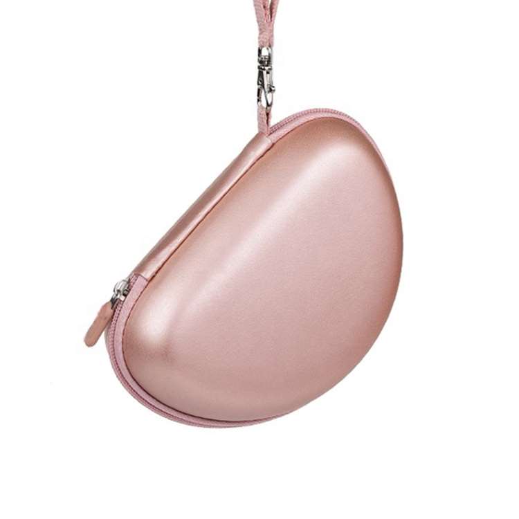PU surface Mini Pink Earphone Headphone EVA Case PU surface Mini Pink Earphone Headphone EVA Case