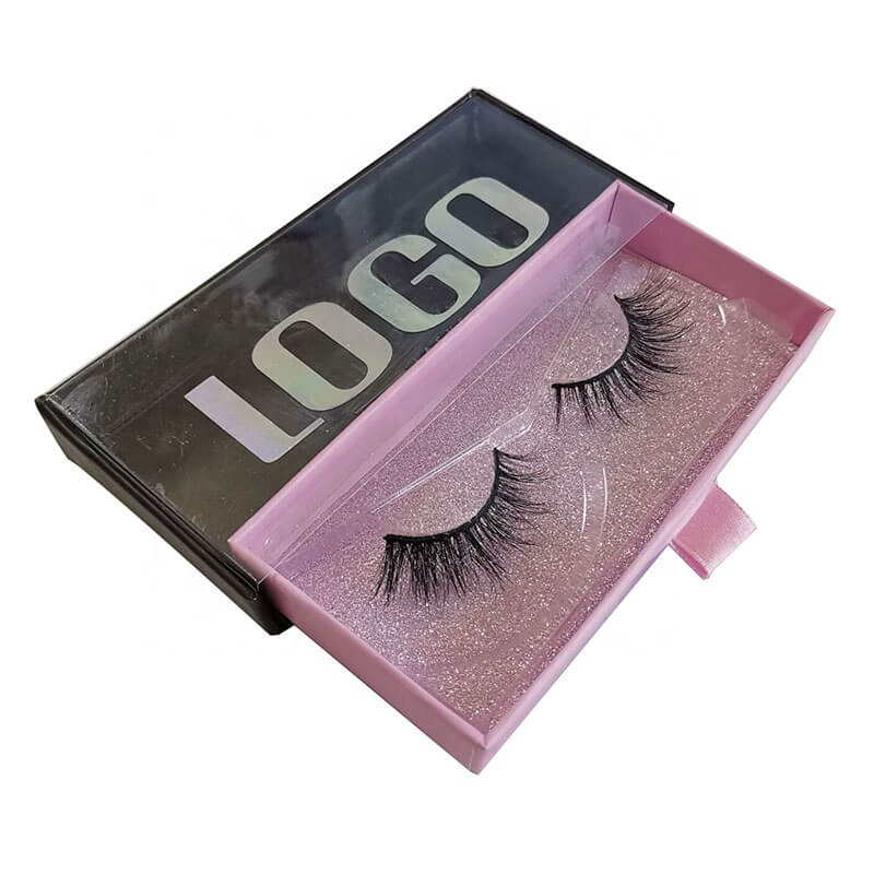 PVC Window False Eyelash Drawer Packaging box PVC Window False Eyelash Drawer Packaging box