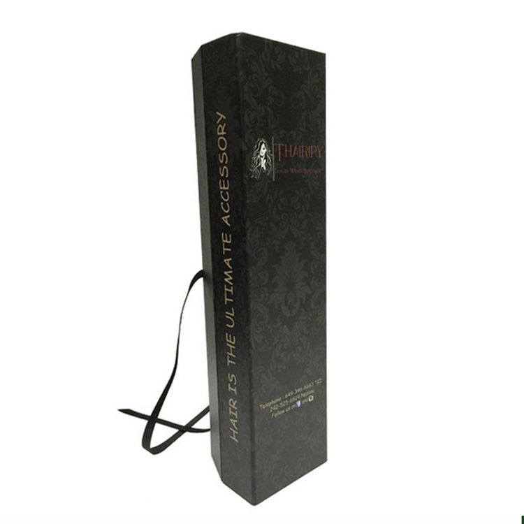 Rectangle elegant hair box gift packaging box for wig Rectangle elegant hair box gift packaging box for wig