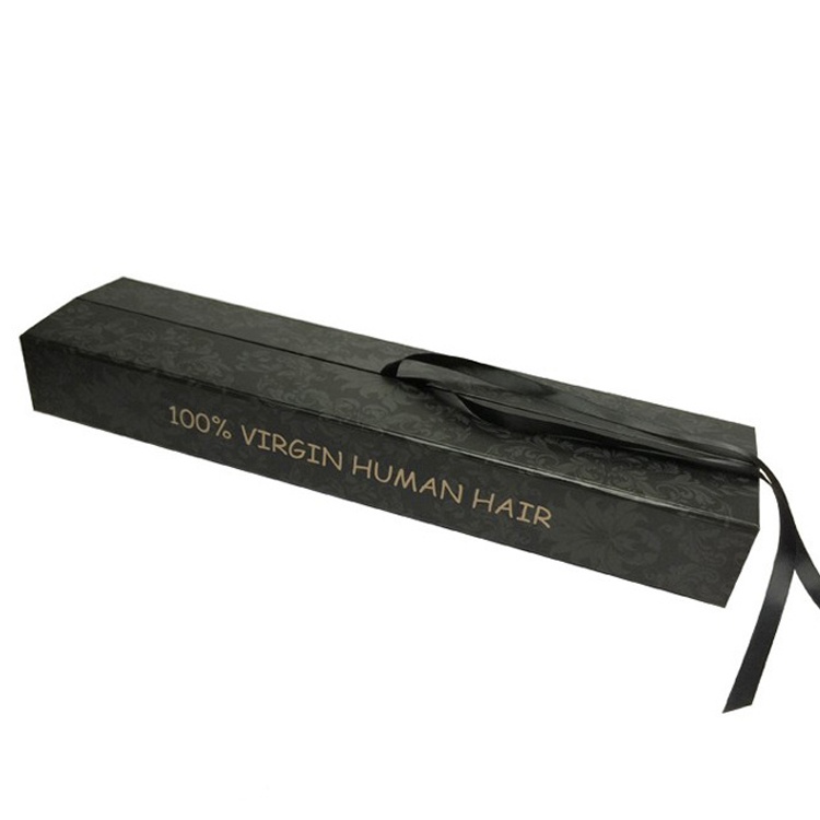 Rectangle elegant hair box gift packaging box for wig Rectangle elegant hair box gift packaging box for wig