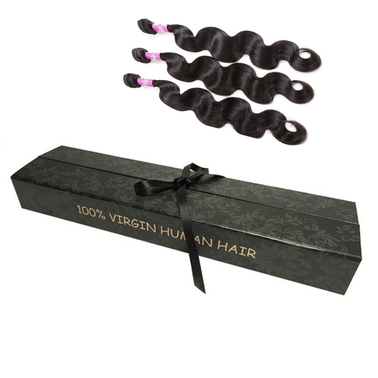 Rectangle elegant hair box gift packaging box for wig Rectangle elegant hair box gift packaging box for wig