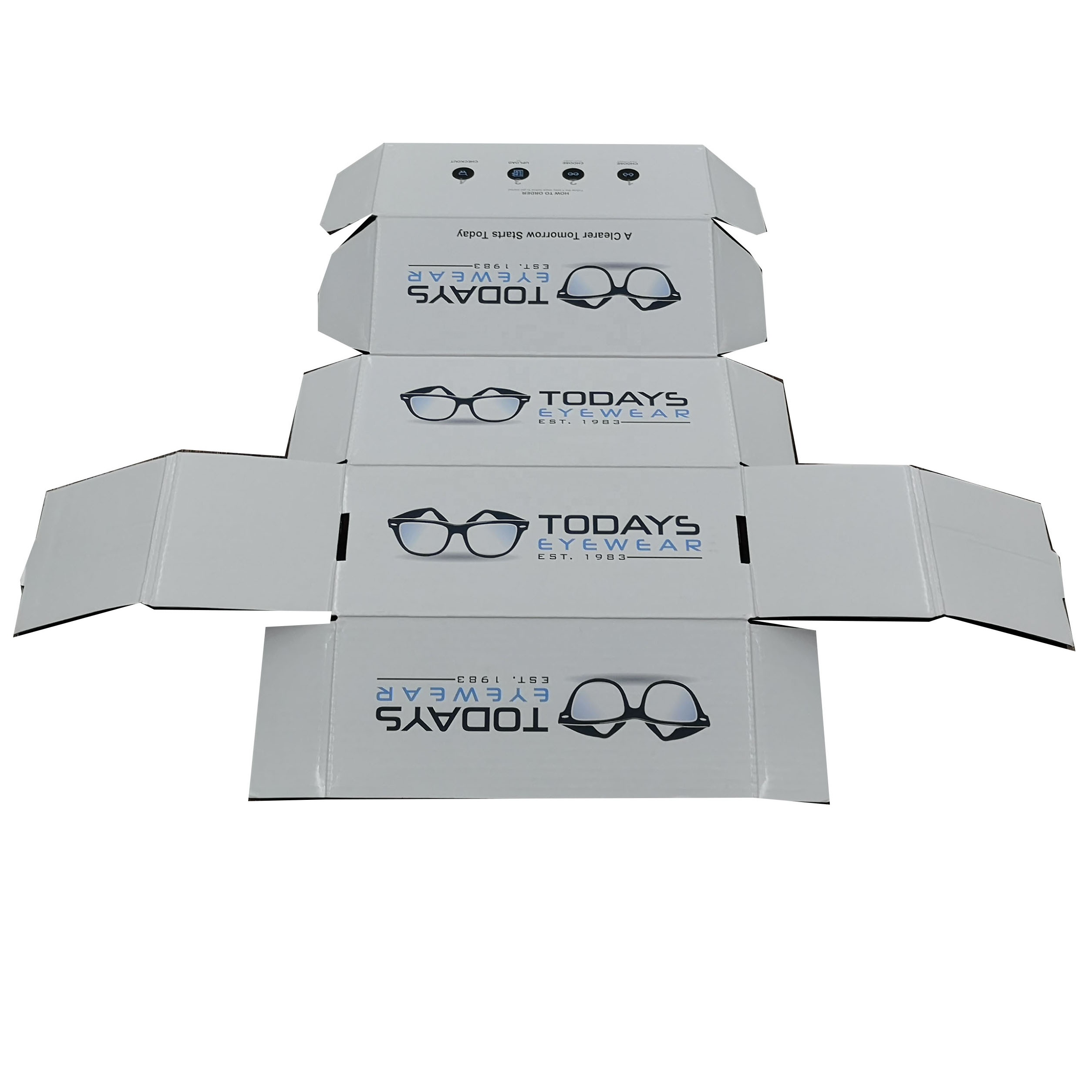 Recycled paper luxury sunglasses packaging box Recycled paper luxury sunglasses packaging box