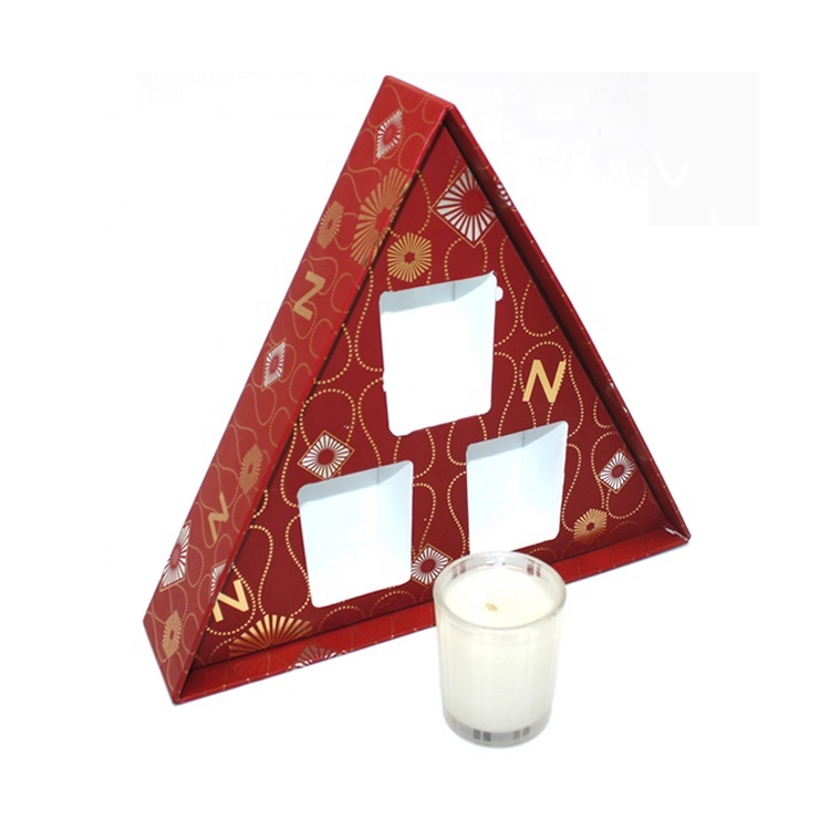 Triangle luxury candle gift box with fragrance Triangle luxury candle gift box with fragrance