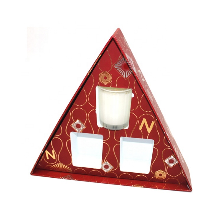 Triangle luxury candle gift box with fragrance Triangle luxury candle gift box with fragrance