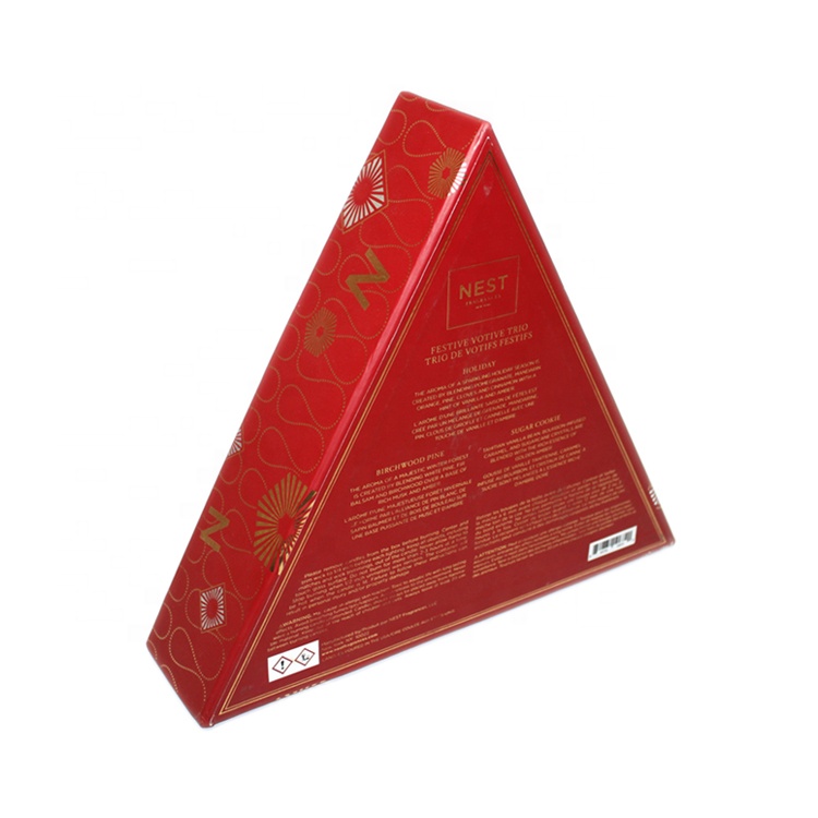 Triangle luxury candle gift box with fragrance Triangle luxury candle gift box with fragrance