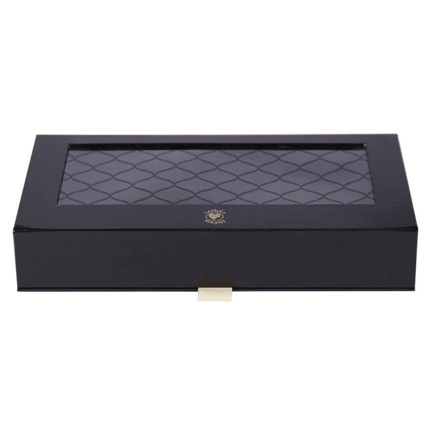 Ribbon open chocolate clear PVC window boxes Ribbon open chocolate clear PVC window boxes