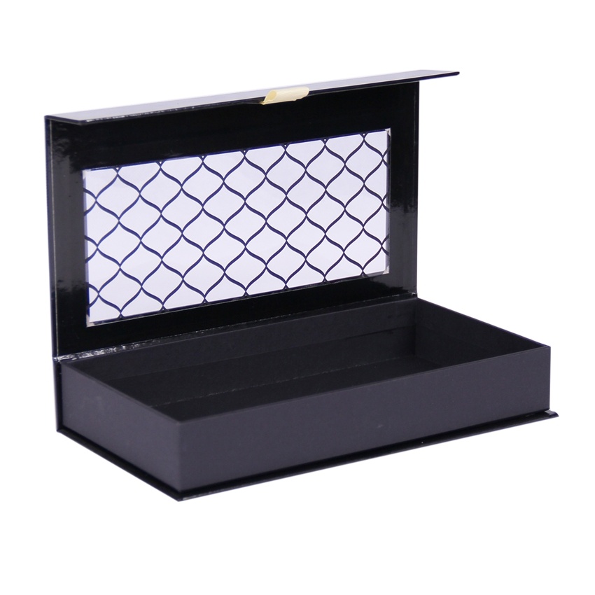 Ribbon open chocolate clear PVC window boxes Ribbon open chocolate clear PVC window boxes