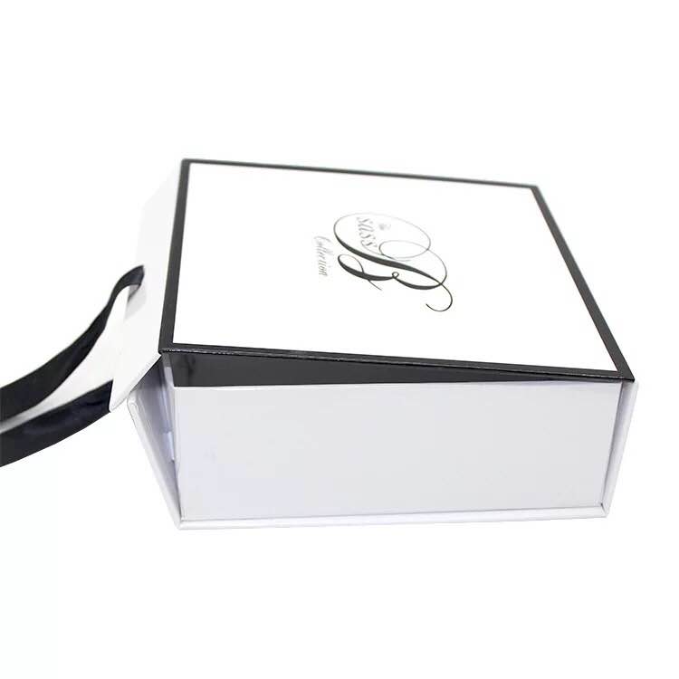 Ribbon gift box folding cardboard box Ribbon gift box folding cardboard box