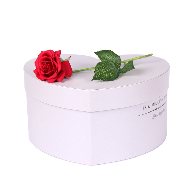 Rose packaging tube heart shape flower box Rose packaging tube heart shape flower box