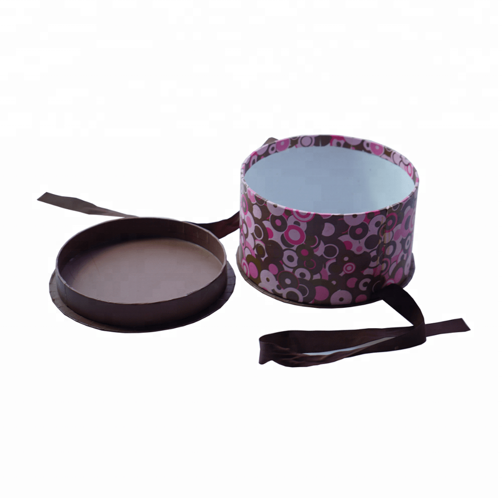 Round cardboard perfume drawer box with logo printing Round cardboard perfume drawer box with logo printing