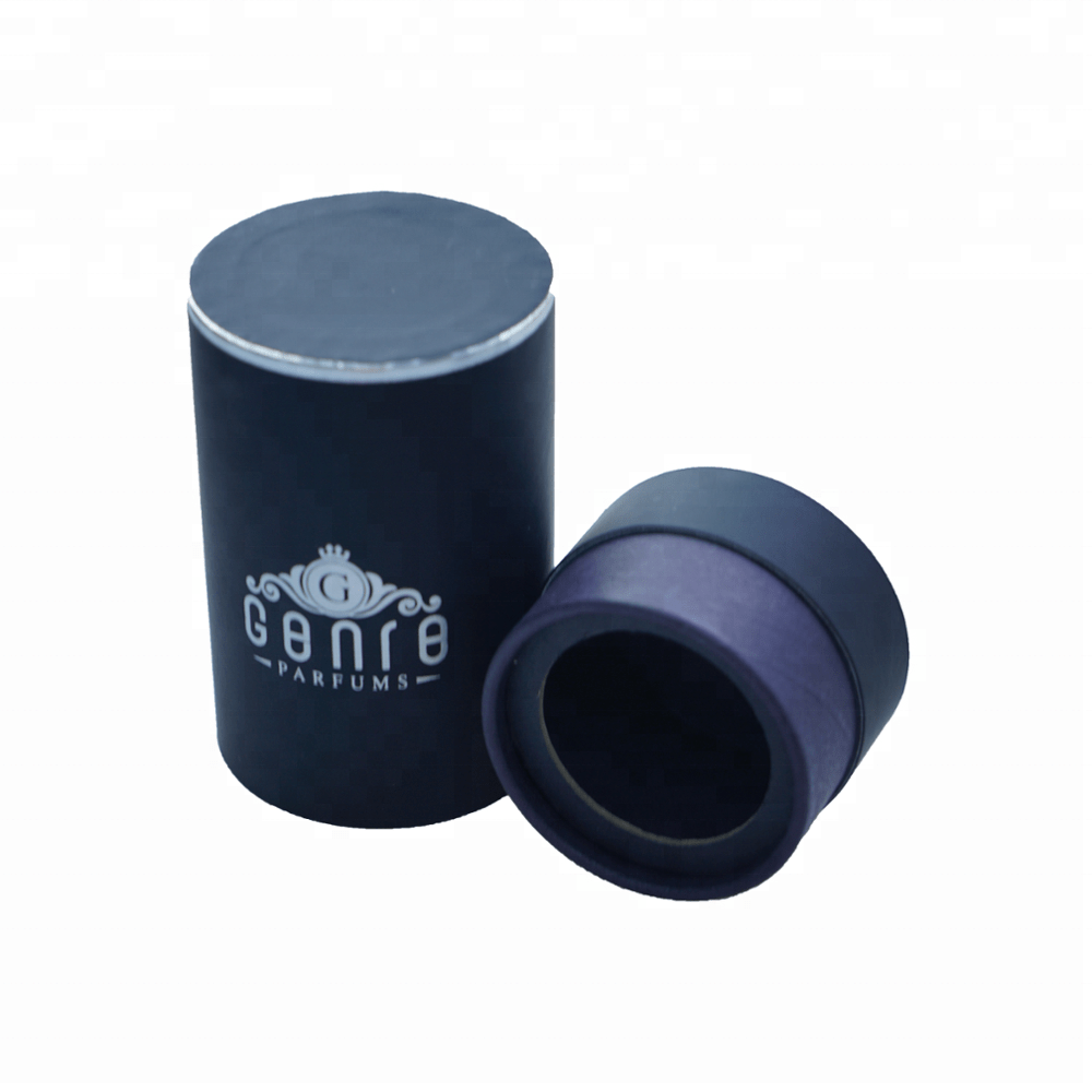 Round cardboard perfume drawer box with logo printing Round cardboard perfume drawer box with logo printing