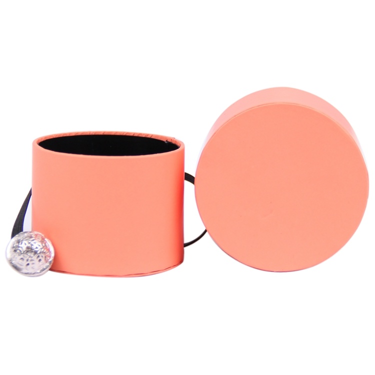 Round custom jewelry packaging box with bell Round custom jewelry packaging box with bell
