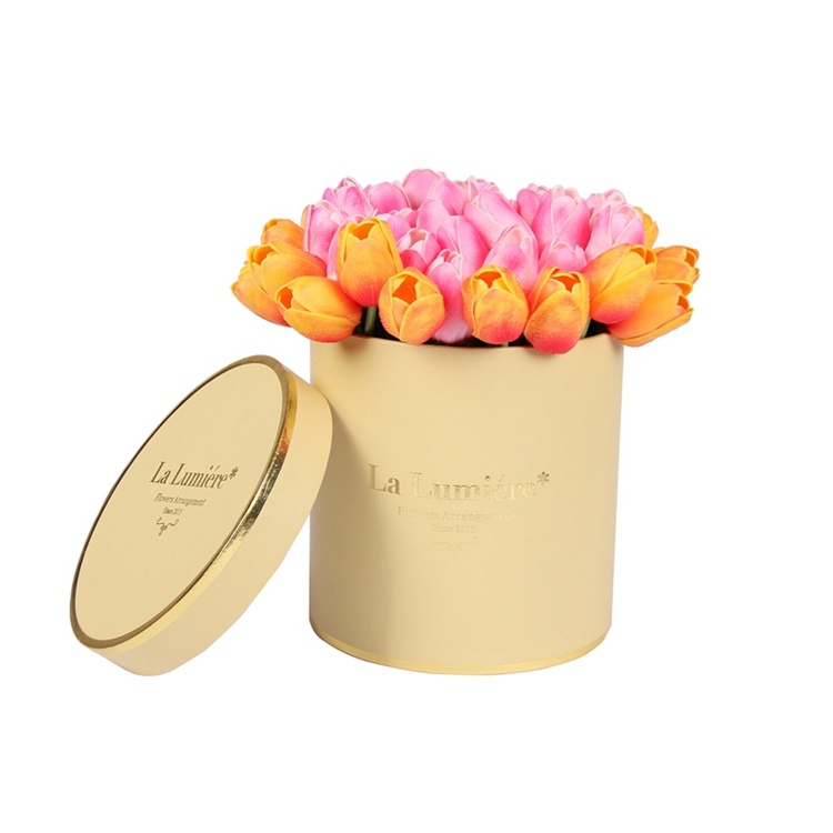 Round cylindrical Packaging paper gift Box For Flowers Round cylindrical Packaging paper gift Box For Flowers