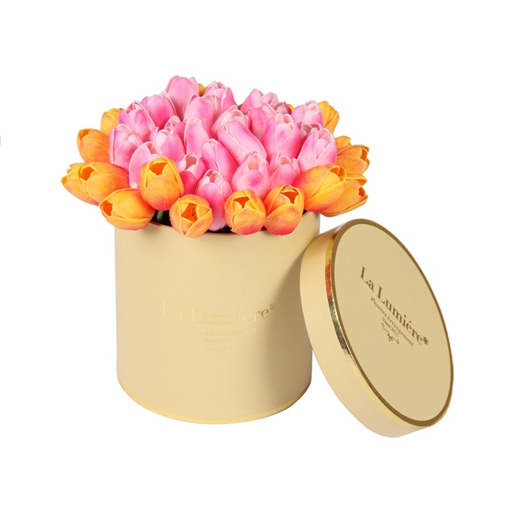 Round cylindrical Packaging paper gift Box For Flowers Round cylindrical Packaging paper gift Box For Flowers
