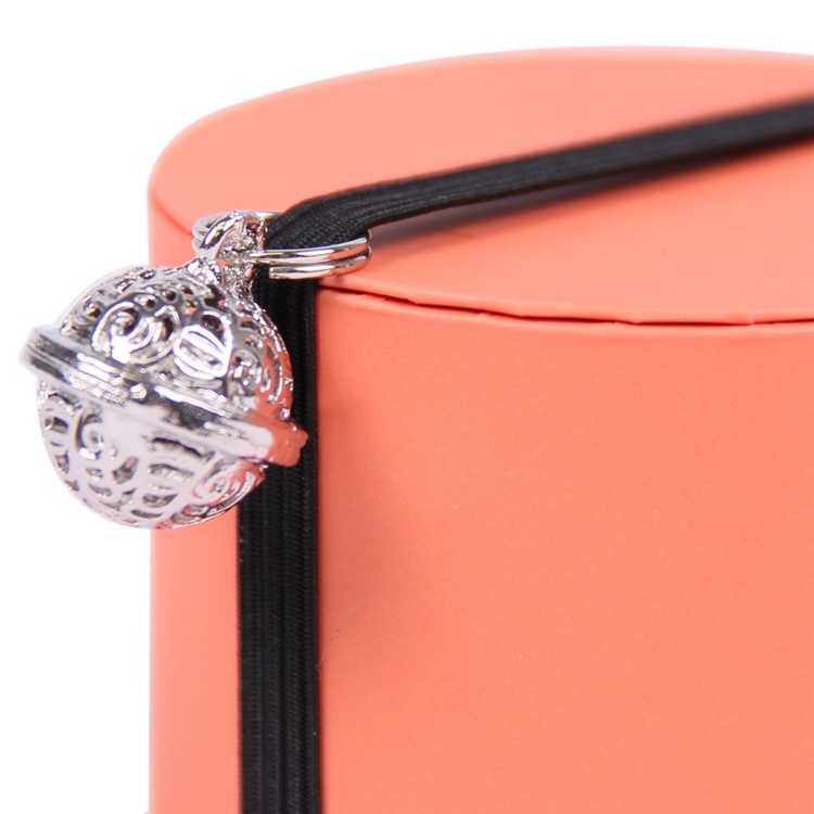 Round custom jewelry packaging box with bell Round custom jewelry packaging box with bell