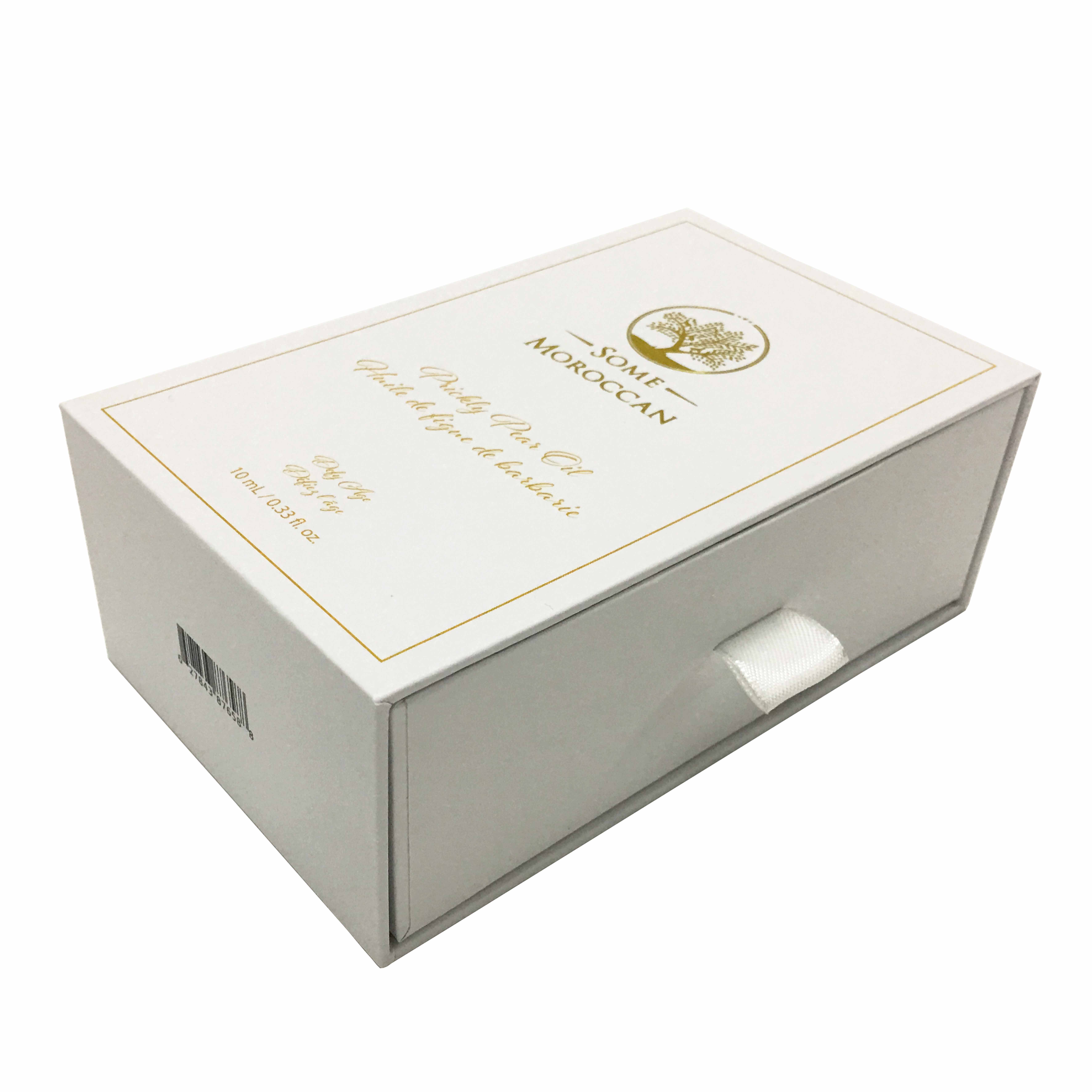 Paper perfume packaging box with puller Paper perfume packaging box with puller