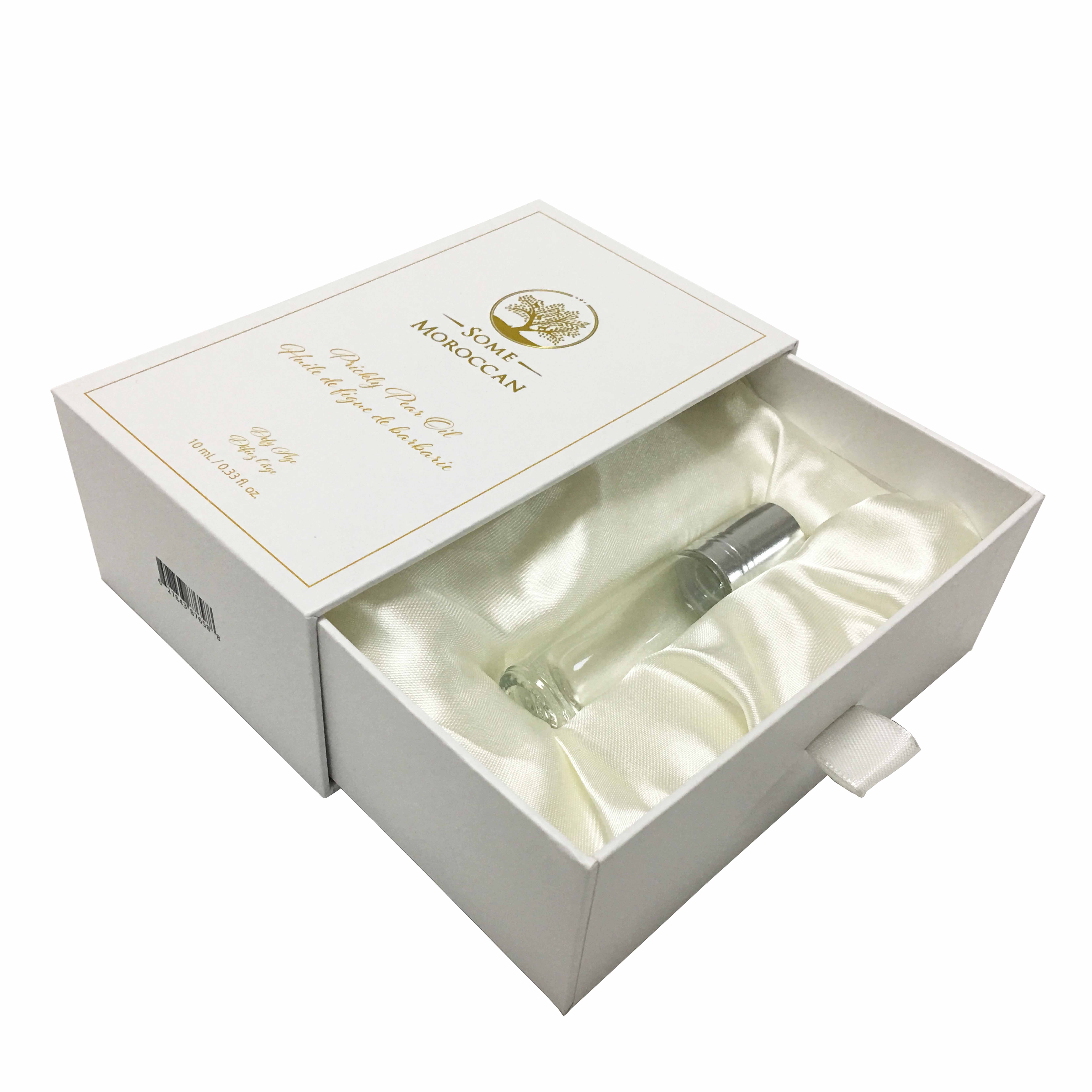 Paper perfume packaging box with puller Paper perfume packaging box with puller
