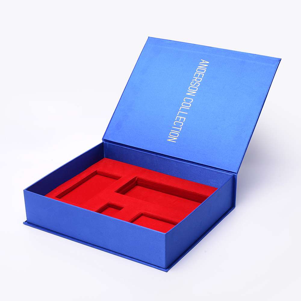Satin gift cardboard gift box book shaped magnetic rigid box Satin Gift Cardboard Book Shaped Magnetic Closure Packaging Rigid Box