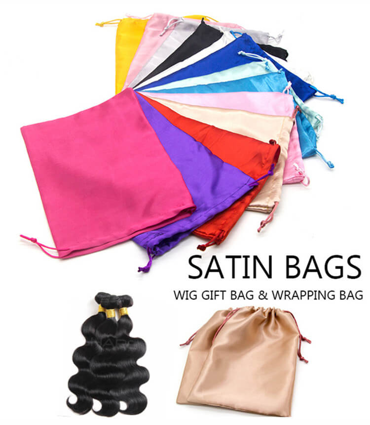 satin hair drawstring bag with tassels satin hair drawstring bag with tassels