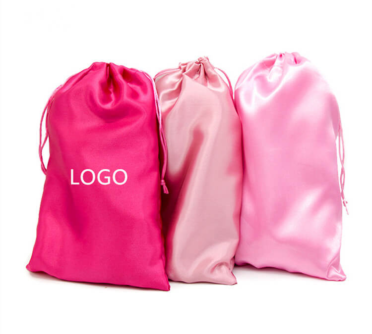 satin hair drawstring bag with tassels satin hair drawstring bag with tassels