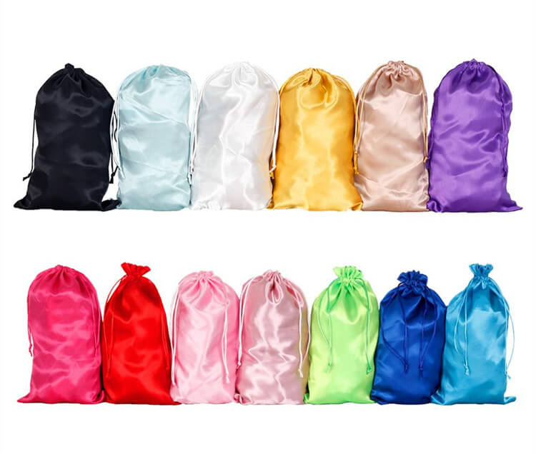 satin hair drawstring bag with tassels satin hair drawstring bag with tassels