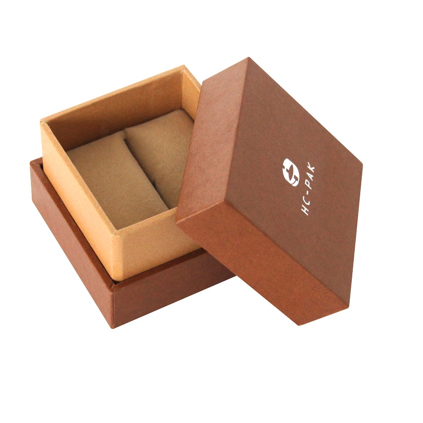 Small paper ring gift brown box jewelry packaging Box Small paper ring gift brown box jewelry packaging Box
