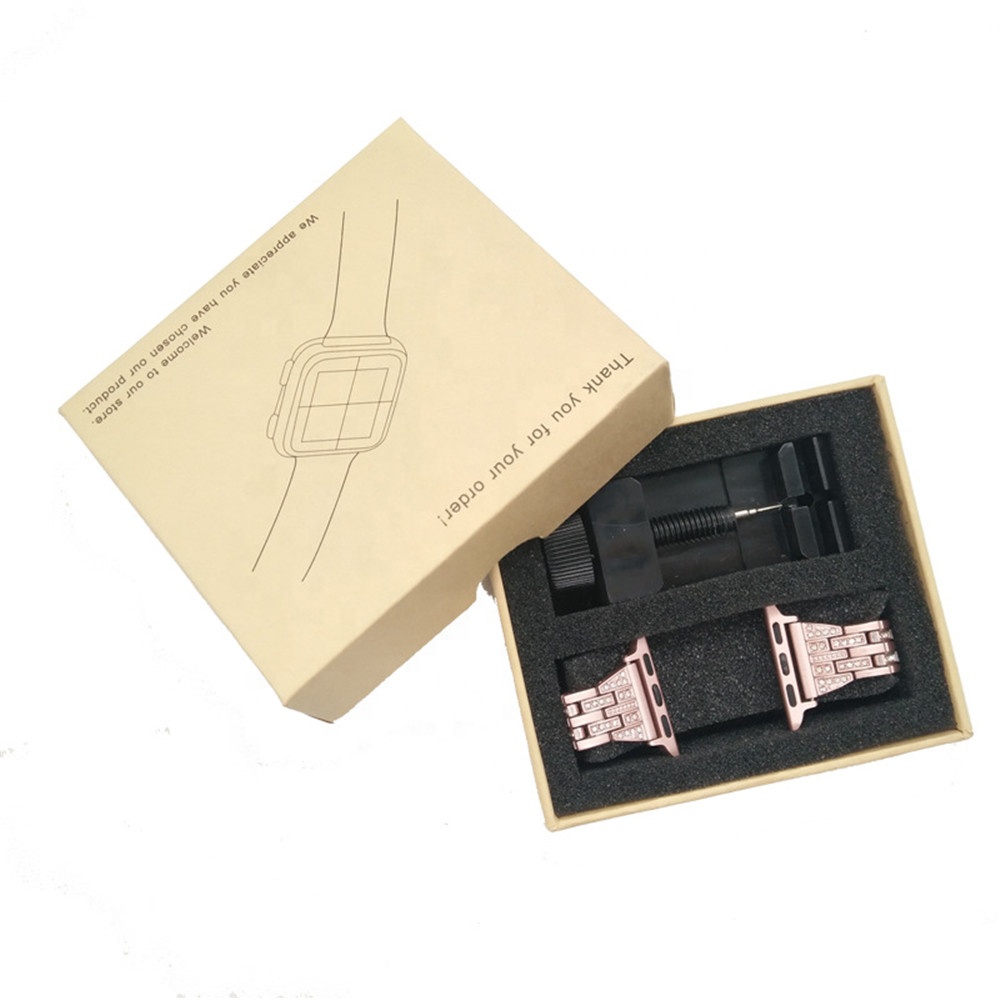 Smart Watch Case Brown Paper Watch Strap Box Smart Watch Case Brown Paper Watch Strap Box