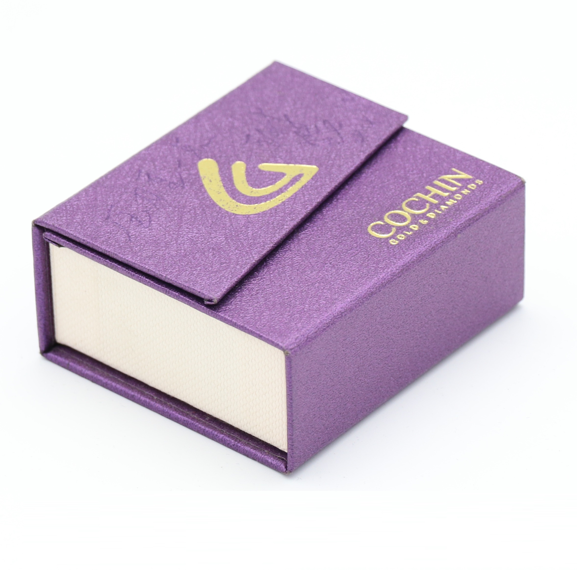 China factory textured paper jewelry box with magnet China factory textured paper jewelry box with magnet