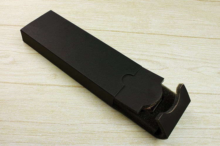 Thin Black Foam Paper Folding Watch Box Thin Black Foam Paper Folding Watch Box