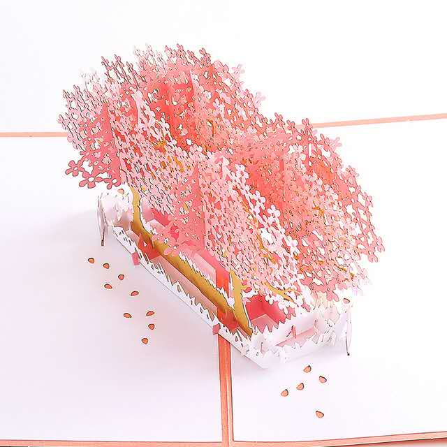 Tree 3D pop up getting card custom greeting cards