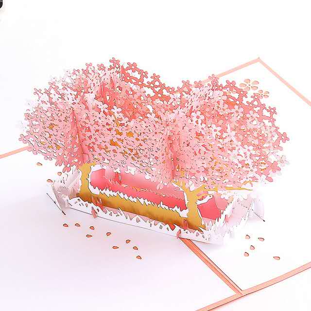 Tree 3D pop up getting card custom greeting cards Tree 3D pop up getting card custom greeting cards