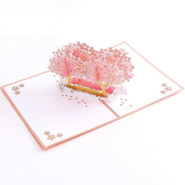 Tree 3D pop up getting card custom greeting cards Tree 3D pop up getting card custom greeting cards