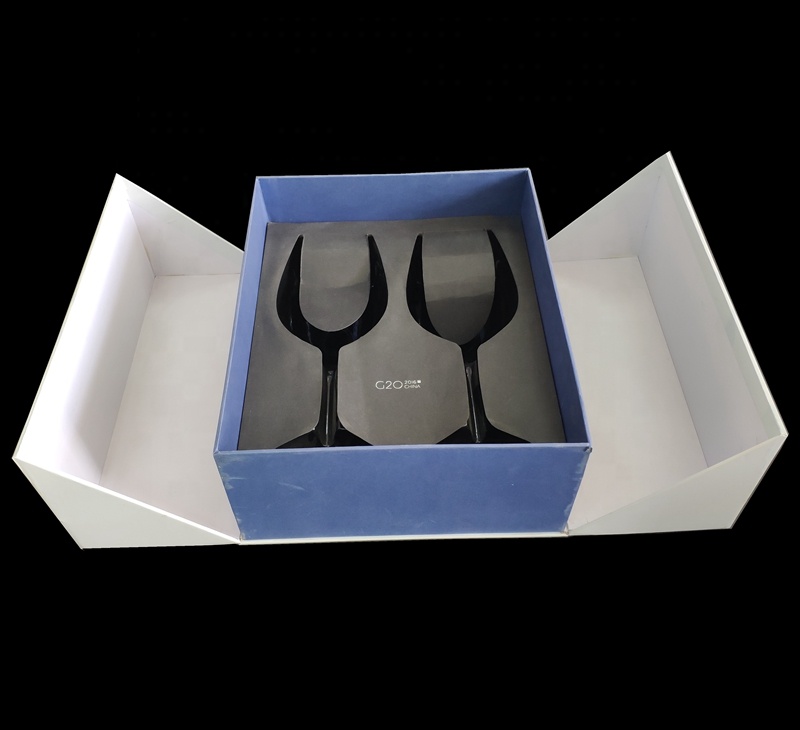 Matte black EPE foam interior wine bottle box Matte black EPE foam interior wine bottle box