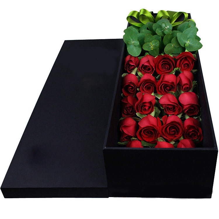 Valentine’s day flower paper gift box with lid and bottom Valentine’s day flower paper gift box with lid and bottom