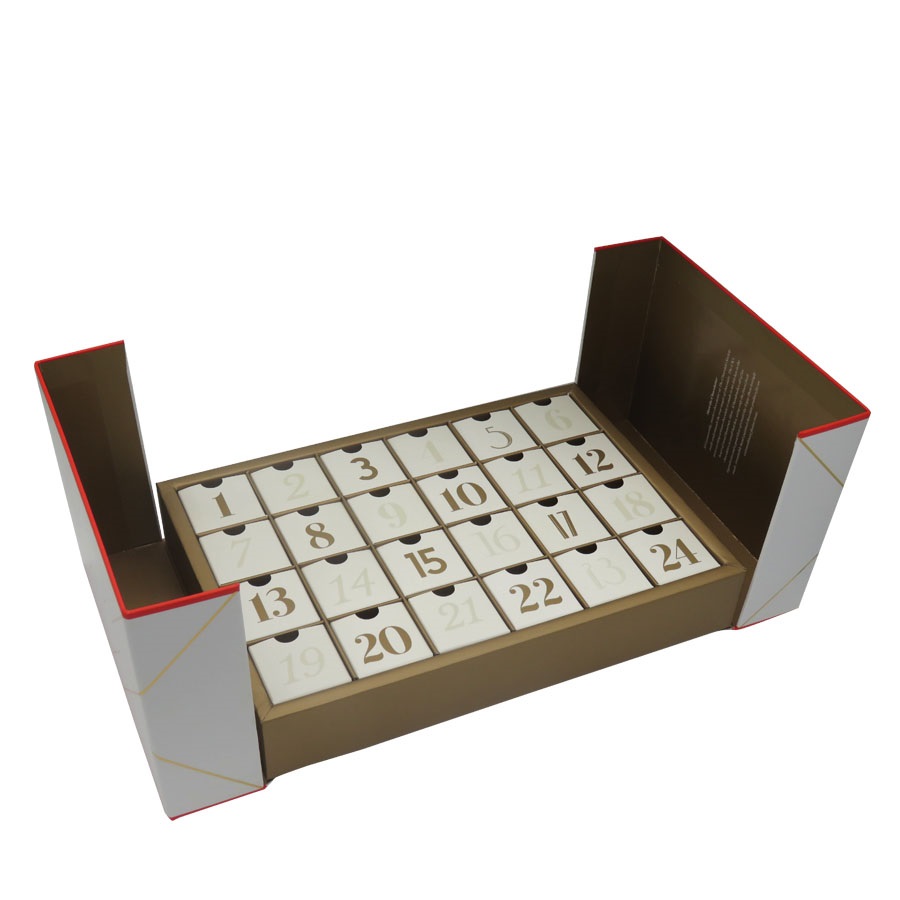 Various size drawer advent calendar cosmetic gift box Various size drawer advent calendar cosmetic gift box