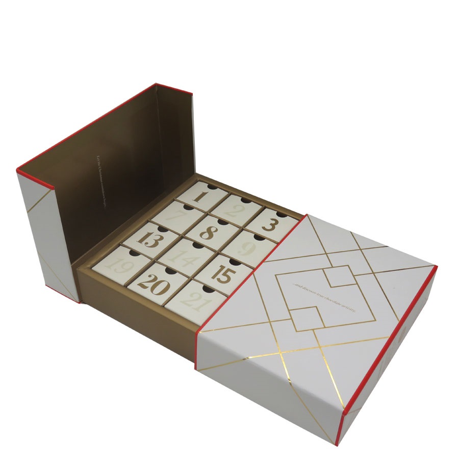 Various size drawer advent calendar cosmetic gift box Various size drawer advent calendar cosmetic gift box