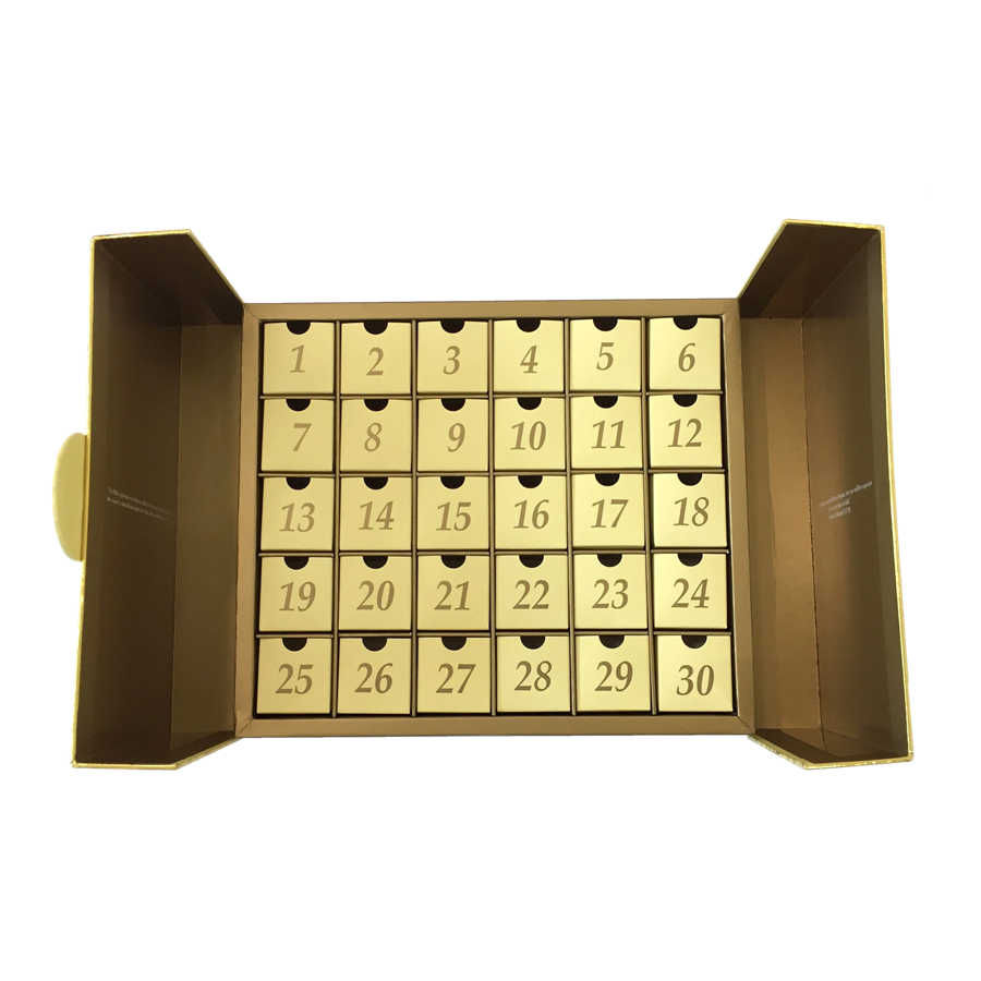 Various size drawer advent calendar cosmetic gift box Various size drawer advent calendar cosmetic gift box