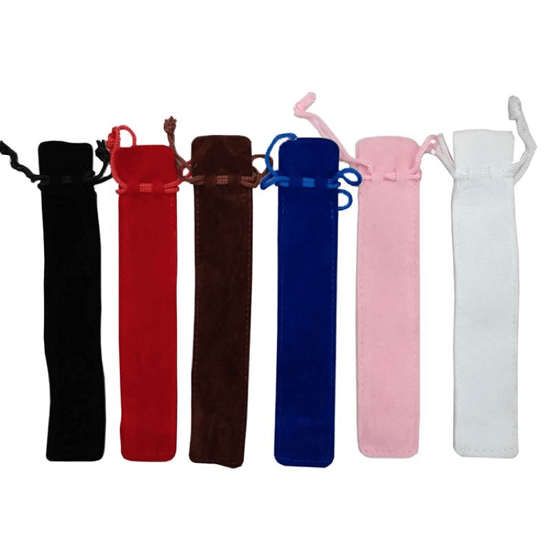 Velvet drawstring pouch bag for pen Velvet drawstring pouch bag for pen